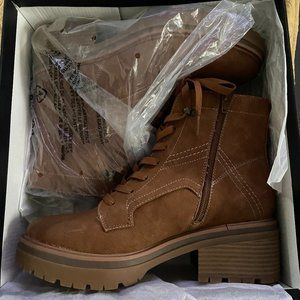 Naturalizer Abbot Tan Lug Booties  NWT